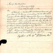 New Hampshire Committee of Safety to John Langdon